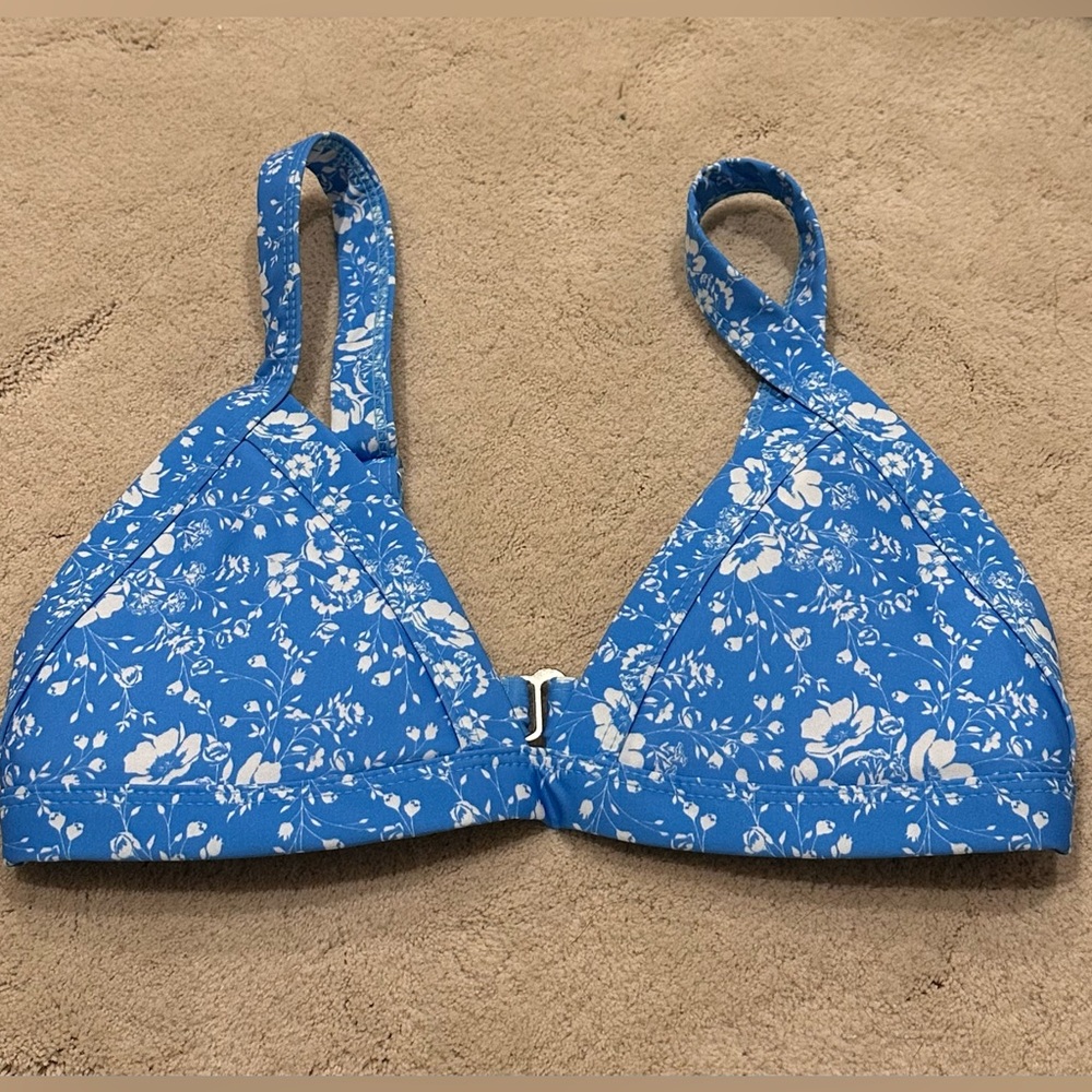 Printed OneOne Bikini Top (Size L)
